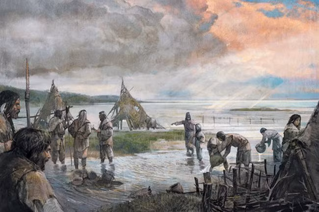 6. Doggerland, Biển Bắc Trong thời kỳ cổ đại, Doggerland là nơi sinh sống của các bộ tộc thuộc thời kỳ đồ đá giữa. Trước khi bị nước biển nhấn chìm, thành phố này là nơi sinh sống của các ngư dân và thợ săn. Các nhà sử học gọi Doggerland là Vườn Eden của phương Bắc, nơi sự sống (của con người và động vật) bắt đầu phát triển.