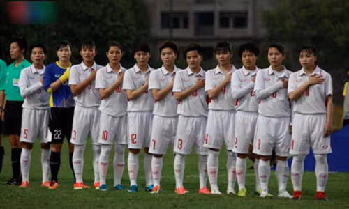 DT bong da nu Viet Nam chinh phuc HCV SEA Games nho... mi tom