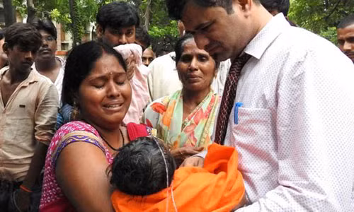 Hang loat tre so sinh chet do thieu oxy tai An Do