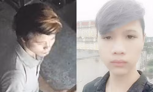 Nhan vien trong xe trom xe may tai nha hang cua BTV Quang Minh