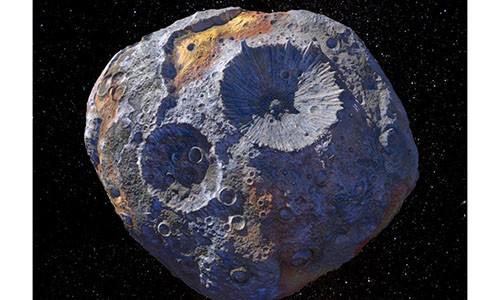 Mô phỏng hình ảnh tiểu hành tinh 16 Pysche.