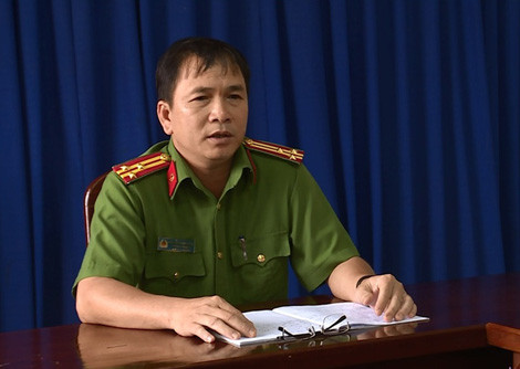 Thượng tá Nguyễn Thanh Dũng - Phó trưởng Công an TP Tây Ninh.