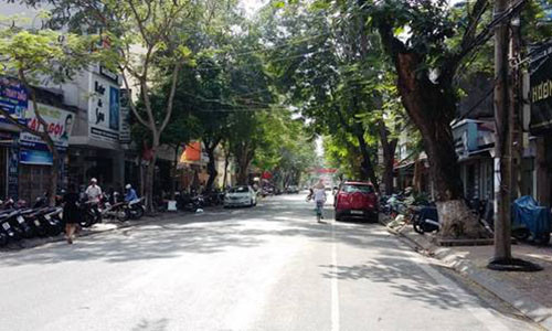 Phố Hoàng Văn Thụ ngày nay.