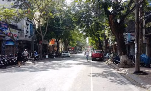 Phố Hoàng Văn Thụ ngày nay.