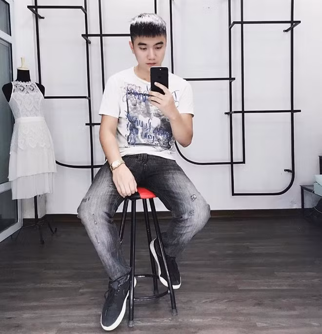 Trung Hồng khẳng định mình bên ngoài khá nam tính. Ảnh: NVCC.