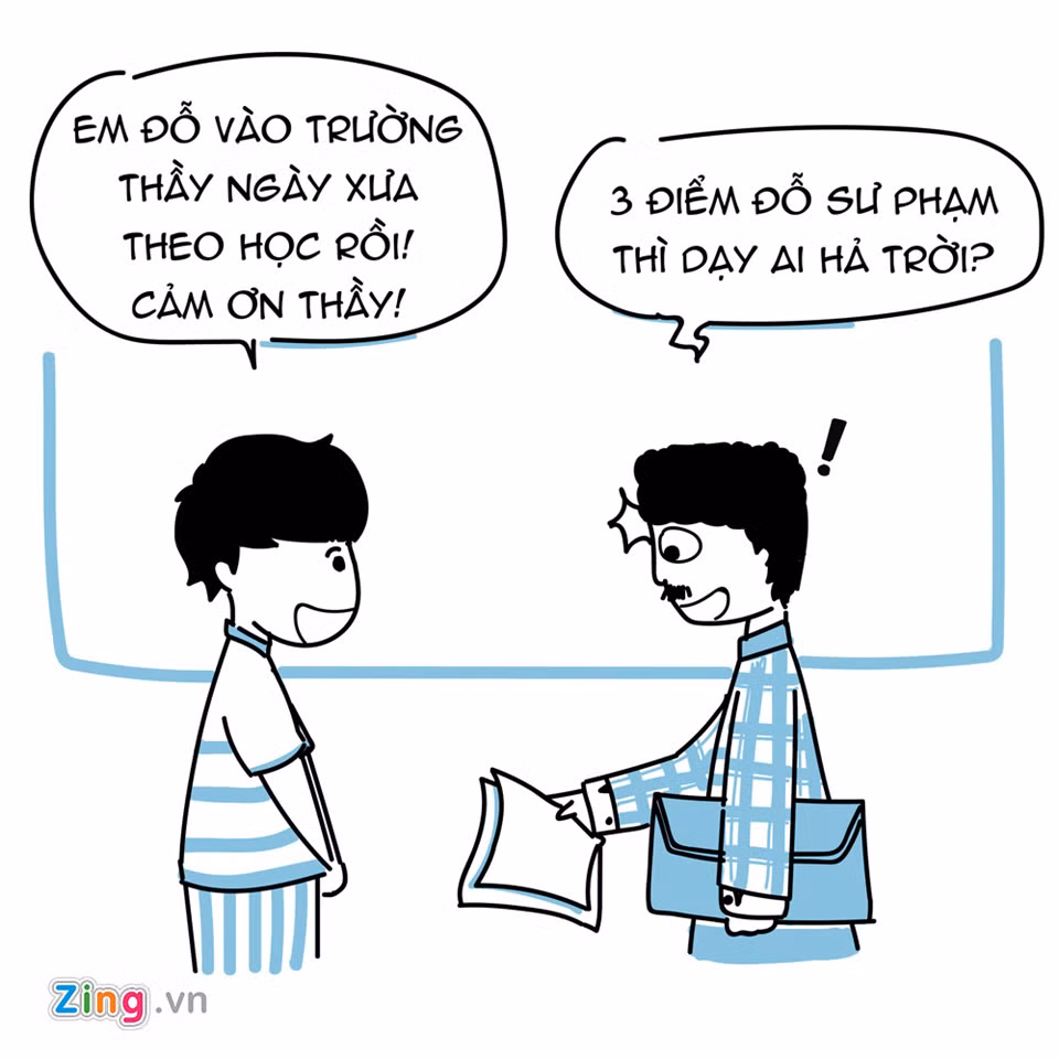 Nhiều câu hỏi đặt ra: "Đạt 3 điểm môn Toán sao có thể trở thành giáo viên dạy Toán? Hơn nữa, thi THPT quốc gia năm nay phần lớn là bài thi trắc nghiệm, nhiều em may mắn có thể khoanh ngẫu nhiên được 2,5 điểm rồi".