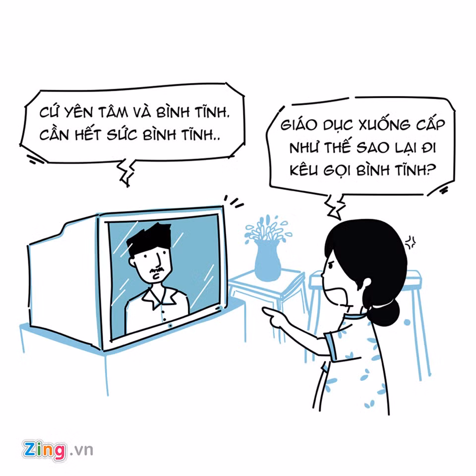 PGS Văn Như Cương, Chủ tịch HĐQT trường THPT Lương Thế Vinh, Hà Nội, và nhiều chuyên gia giáo dục nói "không thể bình tĩnh được" và điểm chuẩn ngành sư phạm báo hiệu cuộc cải cách giáo dục toàn diện sẽ thất bại. Bộ GD&amp;ĐT cần có biện pháp khắc phục kịp thời thay vì kêu gọi bình tĩnh.