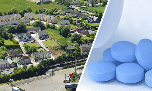 Ngôi làng Ringaskiddy ở Ireland trở nên nổi tiếng nhờ nhà máy sản xuất Viagra.