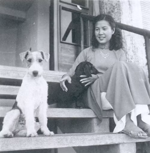 Gương mặt phúc hậu của thứ phi Mộng Điệp ở tuổi trung niên.