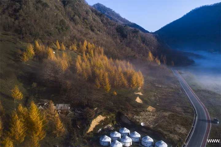 Cảnh tượng khu vực này khá giống với vùng Siberia (Nga).