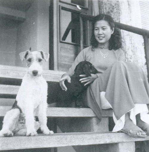 Gương mặt phúc hậu của thứ phi Mộng Điệp ở tuổi trung niên.