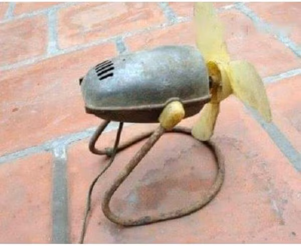 Chiếc quạt cóc gia truyền.