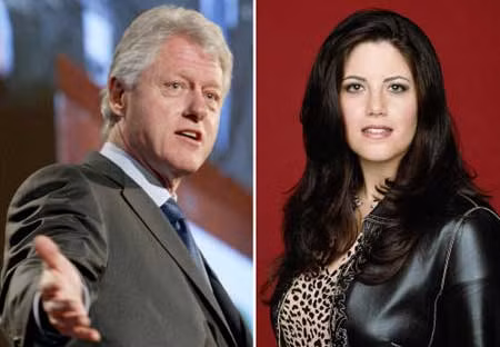 Vụ ngoại tình của cựu Tổng thống Bill Clinton được cho là vụ bê bối tình dục tai tiếng nhất trong lịch sử Nhà Trắng. Mối "quan hệ ngoài luồng” của ông xảy ra vào năm 1995 khi Monica Lewinsky được tuyển vào làm thực tập sinh trong Nhà Trắng. Mọi chuyện bị khui ra vào năm 1998. Thông tin về chuyện ngoại tình cùng kết quả điều tra cuối cùng đã khiến Tổng thống Mỹ bị Quốc hội luận tội nhưng sau đó ông được tuyên vô tội.