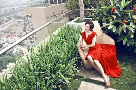 Ngoài ra Hoa hậu đền Hùng còn sở hữu một căn penthouse tuyệt đẹp tại trung tâm TP.HCM.