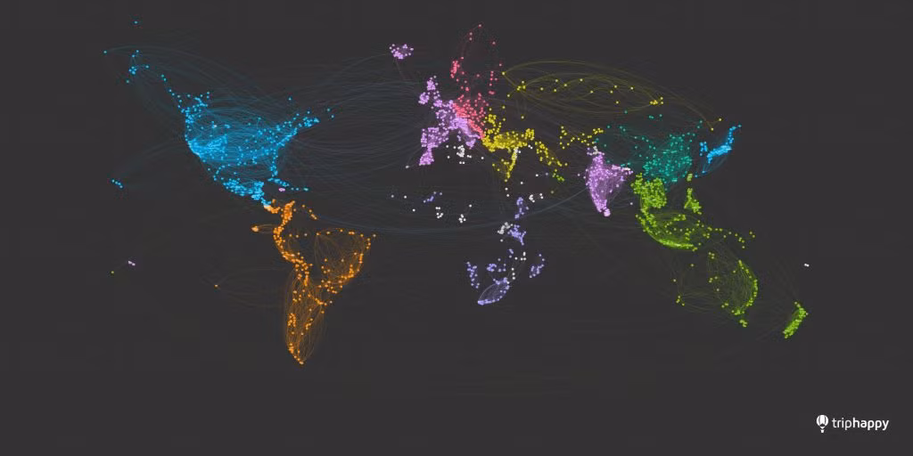 Sung so truoc tam ban do khong bien gioi duoc ve nen boi dan du lich