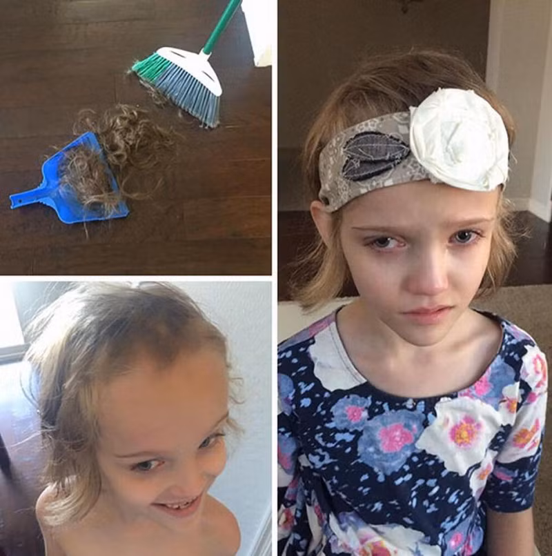 Tóc mái ngắn cũn, nham nhở thì đã có băng đô rồi, khỏi phải lo các bạn nhé.