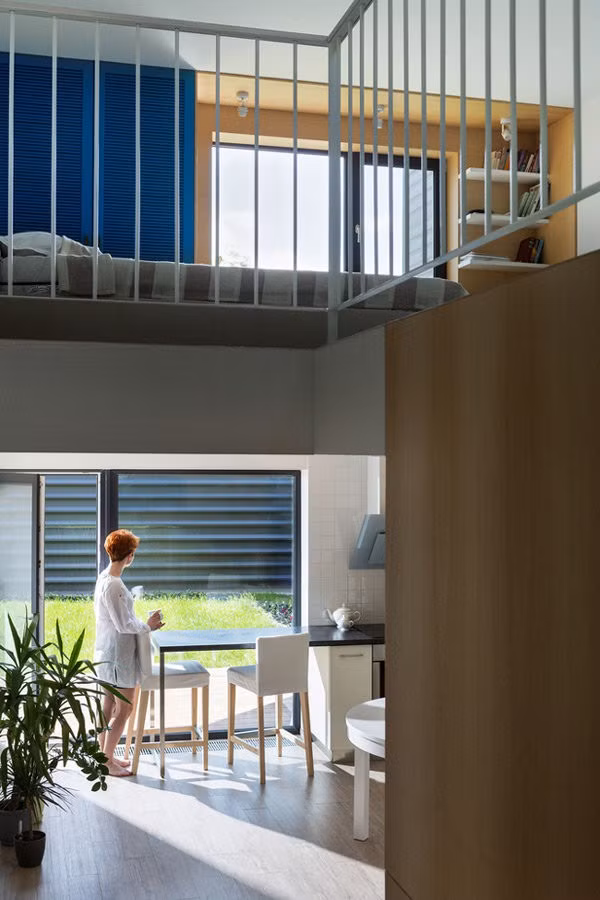 Tầng 2 và tầng 3 là phòng ngủ.