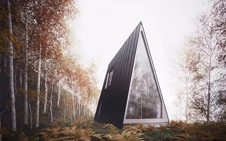 Ngôi nhà độc đáo thứ 4 có hình tam giác có tên Allandale.