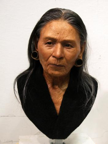 Hình ảnh khuôn mặt được phục dựng của nữ hoàng Huarmey. (Ảnh: National Geographic)