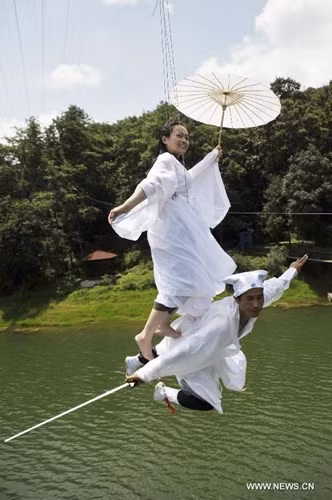 Hậu trường cảnh hành động trong phim cổ trang Trung Quốc là đây!