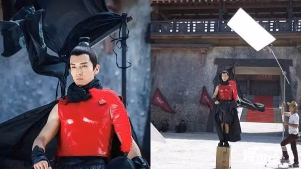 Thậm chí không cần một hình nộm về ngựa, nam diễn viên Trung Quốc vẫn đủ sức tạo dáng y hệt như đang cưỡi ngựa thật.