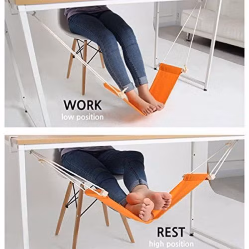 Võng cho đôi chân. Giấc mơ trở thành sự thật. Đôi chân được nghỉ ngơi ngay khi bạn đang làm việc.