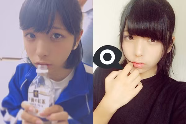 Bên trái là Ginsyamu lúc bình thường, thế nhưng chỉ cần nũng nịu và chỉnh sáng 1 chút là thành con gái ngay.