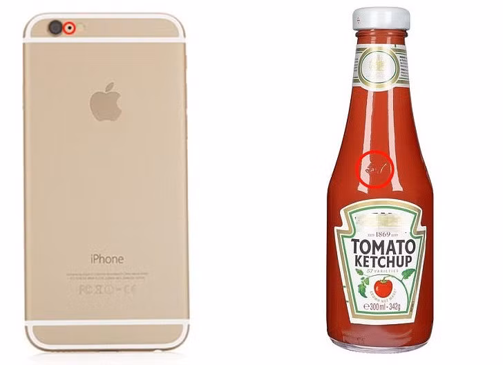 Lỗ nhỏ phía sau một chiếc iPhone thực chất là một microphone phục vụ việc quay video. Nếu muốn lấy tương ớt từ chai thủy tinh ra nhanh hơn, bạn có thể gõ nhẹ vào điểm được đánh dấu trên cổ chai.