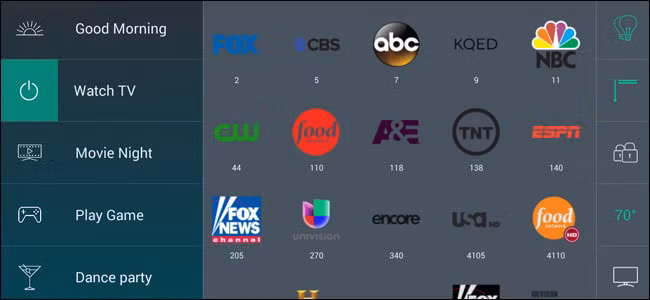 Nếu tablet cũ sở hữu remote đa năng Harmony của Logitech, ứng dụng Harmony Control trên Android/iOS cho phép điều khiển rất nhiều thiết bị giải trí thông minh với một cú chạm đơn giản.