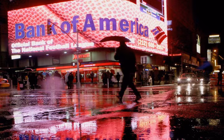 Vị trí thứ 9 thuộc về Ngân hàng Mỹ (BoA) với tổng giá trị tài sản 2.150 tỉ USD.