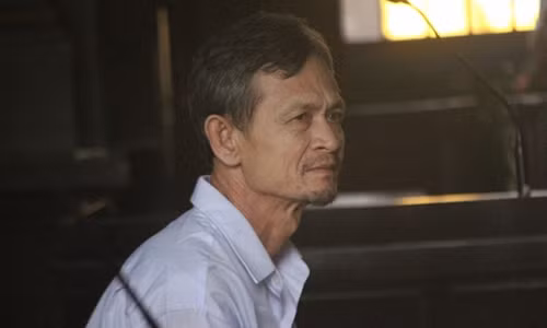 Bị cáo Nuôi tại phiên tòa.