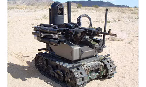 Một robot chiến đấu của quân đội Mỹ. Ảnh: BBC.