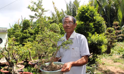 Lam giau o nong thon: Voi 7.000m2 trong kieng, lao nong co 2 ty/nam