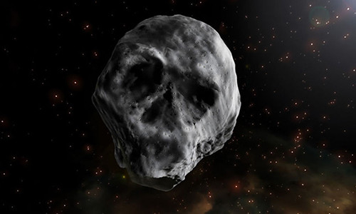 Hành tinh có hình dạng giống đầu lâu sắp bay đến Trái Đất.