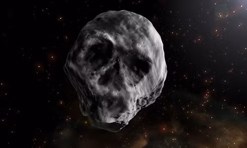 Hành tinh có hình dạng giống đầu lâu sắp bay đến Trái Đất.