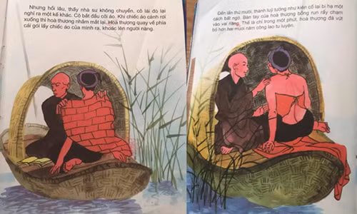 Phu huynh buc xuc vi sach thieu nhi de cap co gai ve van nha su