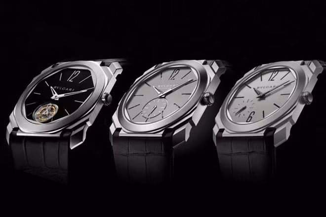 Bulgari Octo Finissimo giá 18.500 USD xứng đáng được ghi danh vào kỷ lục là chiếc đồng hồ tự động mỏng nhất trên thị trường, với độ dày kỷ lục chỉ 5.15mm.