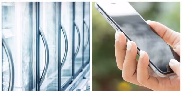 4. Cửa tủ lạnh của siêu thị có lượng vi khuẩn gấp 1.235 lần so với bề mặt điện thoại di động của bạn Nếu bạn muốn mua hàng với số lượng lớn ở siêu thị, bạn sẽ phải tiếp xúc rất nhiều vi khuẩn ẩn chứa tại khu vực quầy đông lạnh. Cửa tủ lạnh tại siêu thị có 33.340 vi khuẩn khuẩn trên mỗi inch vuông, trong khi bề mặt điện thoại di động chỉ có 27 vi khuẩn khuẩn trên mỗi inch vuông.