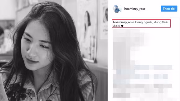 Hoa Minzy up mo co tinh moi, Cong Phuong dau long?