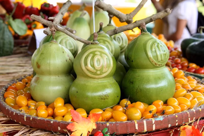 Đào tiên hồ lô.