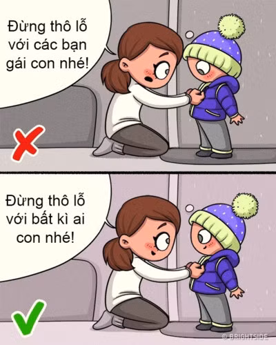 Học cách tôn trọng tất cả mọi người: Tôn trọng người khác bất kể giới tính hay độ tuổi là một điều quan trọng mà trẻ nên được dạy trẻ ngay từ khi còn nhỏ.