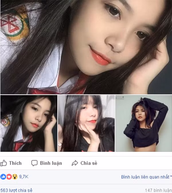 Nu sinh 10X bat ngo "khuay dao" cong dong mang nho buc anh cu