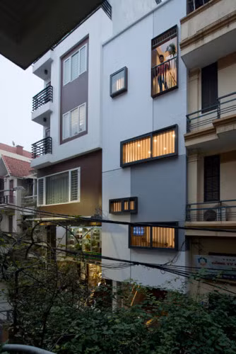 Nha chia lo dep ngo ngang o Ha Noi