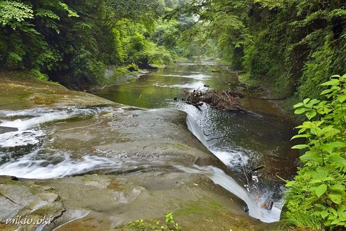 Những dòng nước trong veo không ngừng tuôn trào từ bên trong tạo ra những dòng chảy nhấp nhô trên những mỏm đá đầy rêu xanh khiến cho du khách thực sự có cảm giác như lạc vào một thế giới thần tiên.