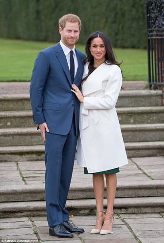 Hoàng gia Anh hôm 27/11 thông báo Hoàng tử Harry sẽ kết hôn với bạn gái, nữ diễn viên Mỹ Meghan Markle, vào đầu năm 2018. Ảnh: Empics.