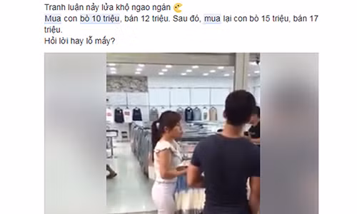 Chet cuoi voi bai toan ban bo lop 3 khien ca gia dinh cai nhau