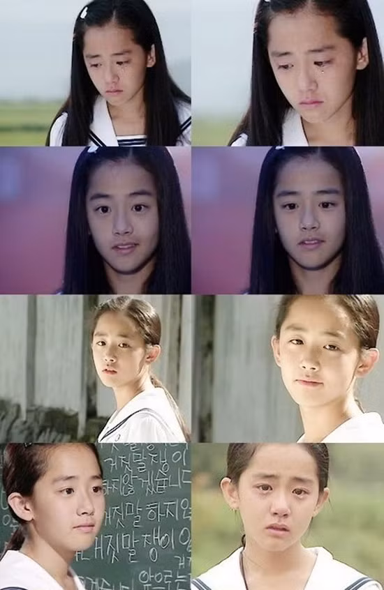 Năm 13 tuổi, với vai diễn nhân vật Eun Seo hồi nhỏ trong "Trái tim mùa thu", Moon Geun Young đã trở thành "tiểu mỹ nhân" trong lòng các chàng trai thời bấy giờ. Vẻ ngoài ngọt ngào trong sáng cùng đôi mắt biết nói đã lấy đi nước mắt của bao người xem.