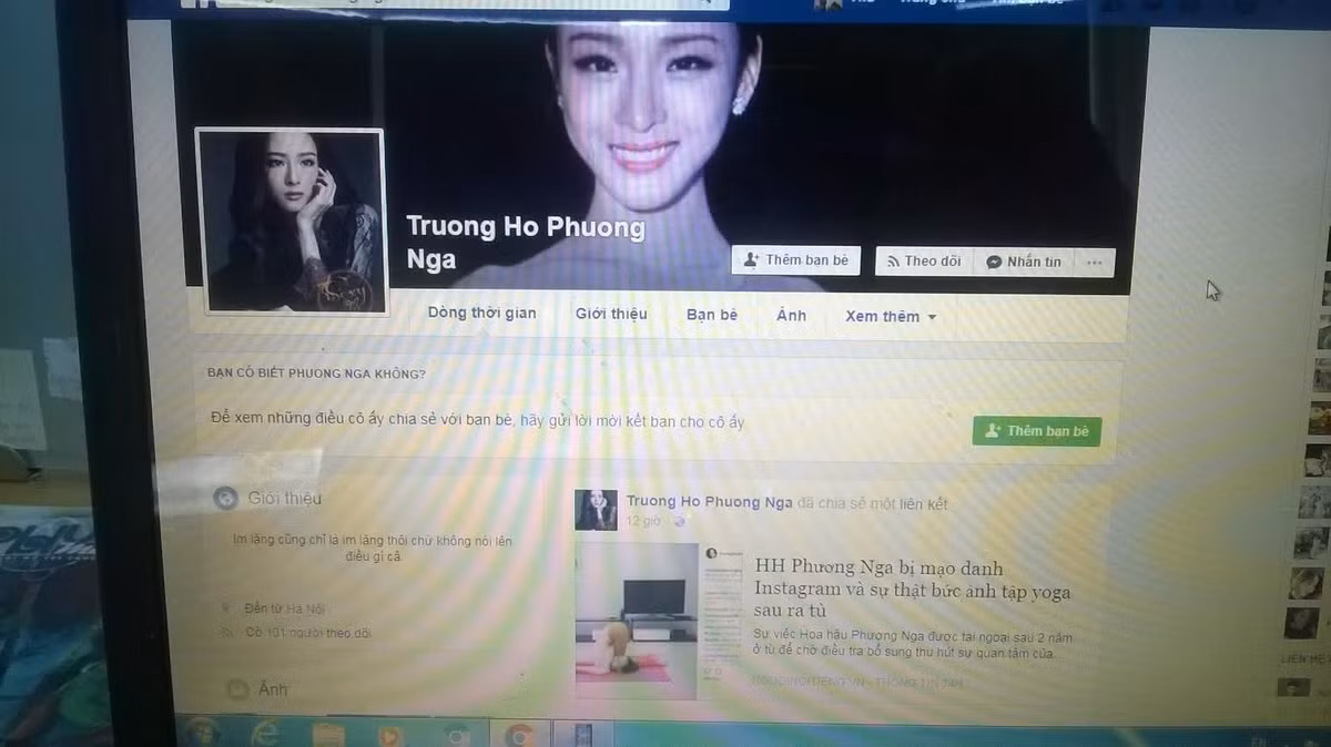 Xuat hien hang loat facebook “hoa hau Phuong Nga” khoe di su kien