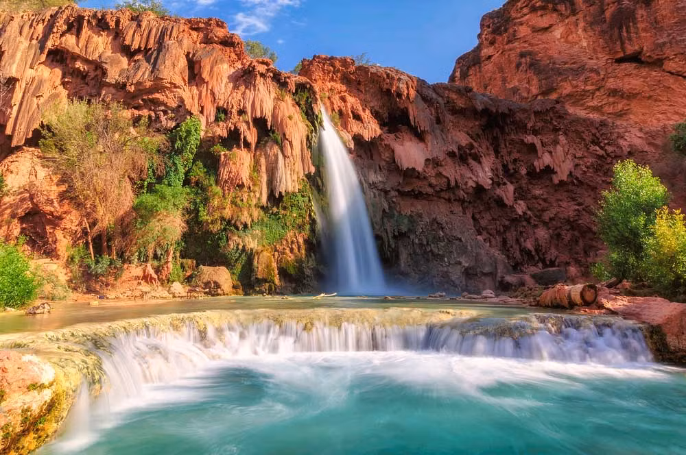 Tuy nhiên, tới lúc nhìn thấy nhân vật chính của nơi đây, thác Havasupai, bạn sẽ thấy rằng tất cả những vất vả trên đường đều đáng giá.