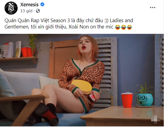 Mới đây, Xemesis gây chú ý khi chia sẻ đoạn clip cover ca khúc nổi tiếng Tình Nhân Ơi. Điều đáng chú ý, Xoài Non bất ngờ xuất hiện với vai trò rapper.